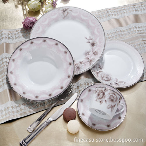 15years manufacture new design super white 20PCS porcelain dinner set